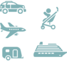 icons Smart products for traveling with children, Home, Weekee